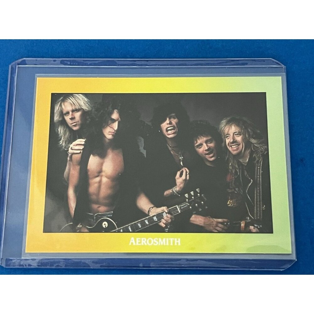 Aerosmith 1991 Rockcards Brockum Promo Set  #18 Rock card Rare!